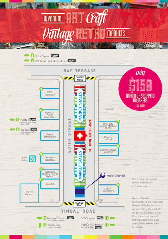 Wynnum Market Map