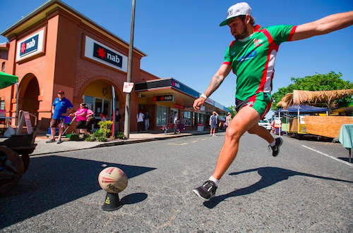 Kurt French kicks off Wynnum market