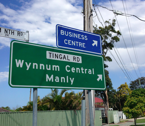Wynnum Business Centre Sign