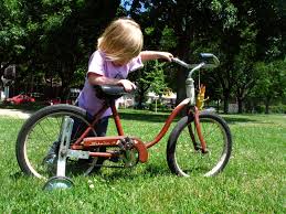 child with bike