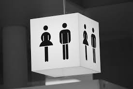 public toilet sign