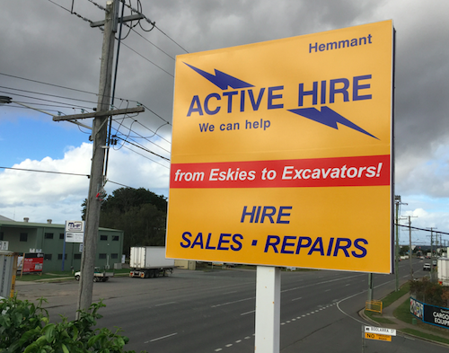 active hire new sign