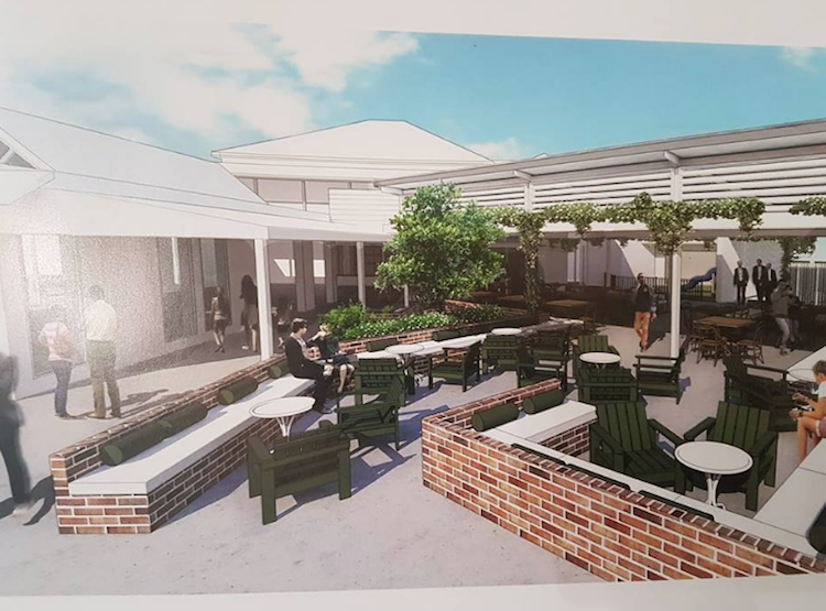 waterloo bay hotel garden plans