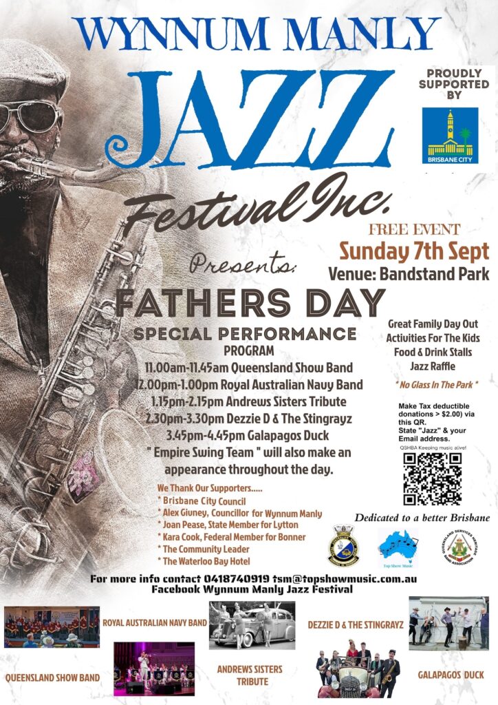 Fathers Day Jazz Festival Wynnum Manly